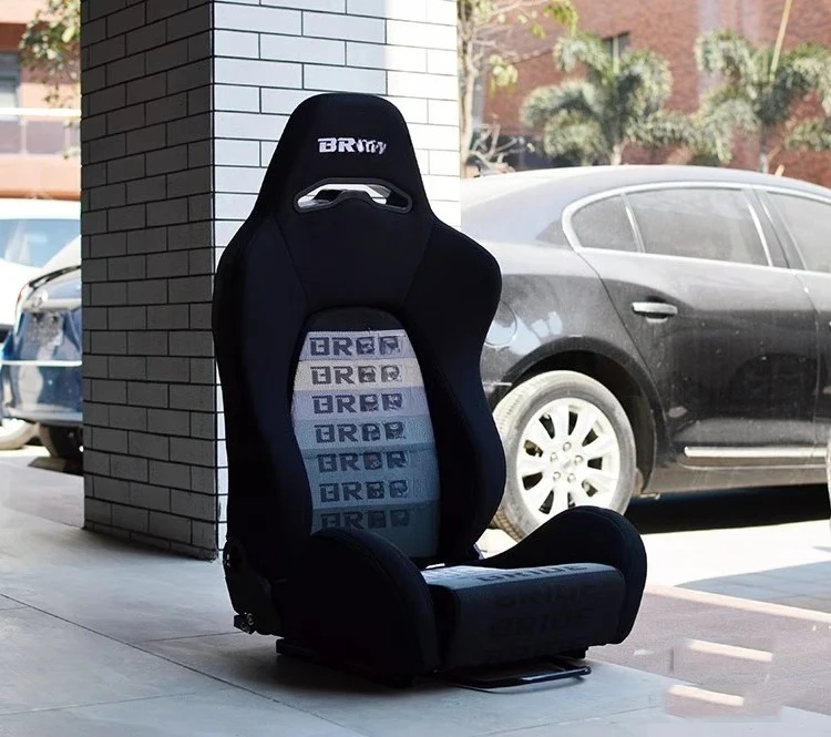 Vista lateral del asiento bucket
