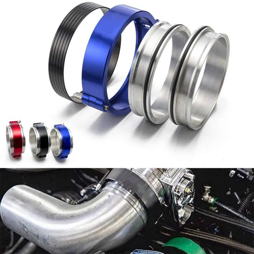 Abrazadera turbo intercooler banda_V aluminio liberación rápida