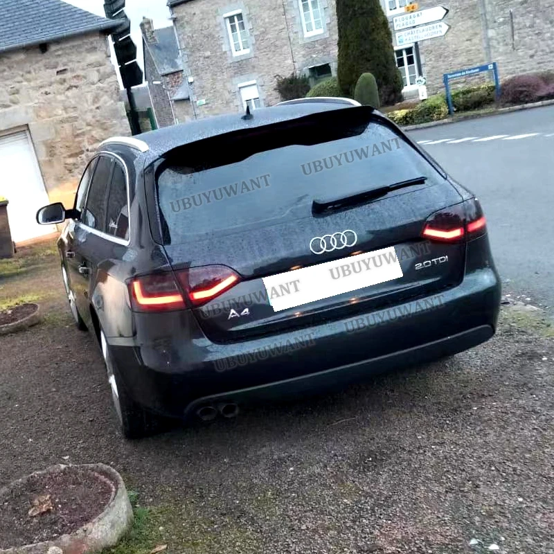 Alerón trasero de plástico ABS para Audi A4 B8