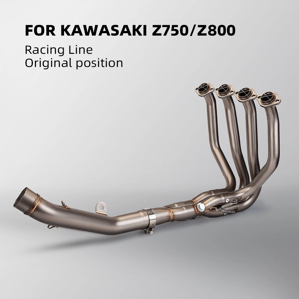 Tubo de escape deslizante original Kawasaki Z750 y Z800