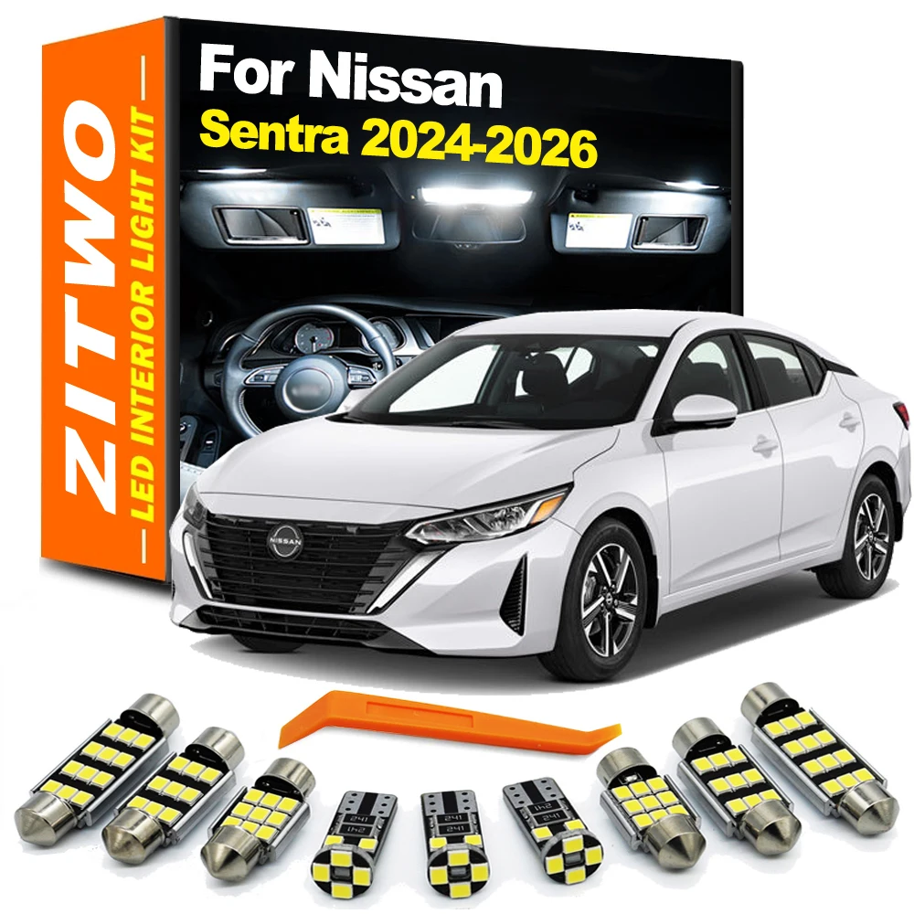 Bombillas LED interiores ZITWO Canbus – Nissan Sentra 2024-2026