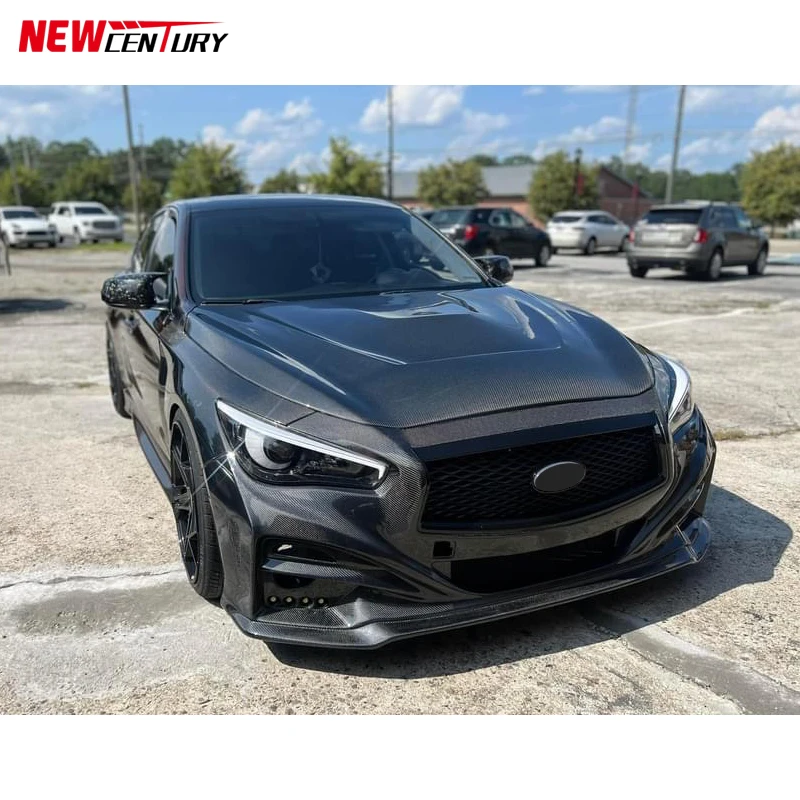 Capó ventilado carbono GTS para Infiniti Q50 2015-2018 - imagen 4