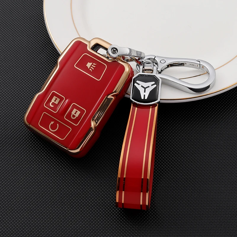 Funda TPU llavero para Chevrolet Silverado, GMC Sierra y Canyon