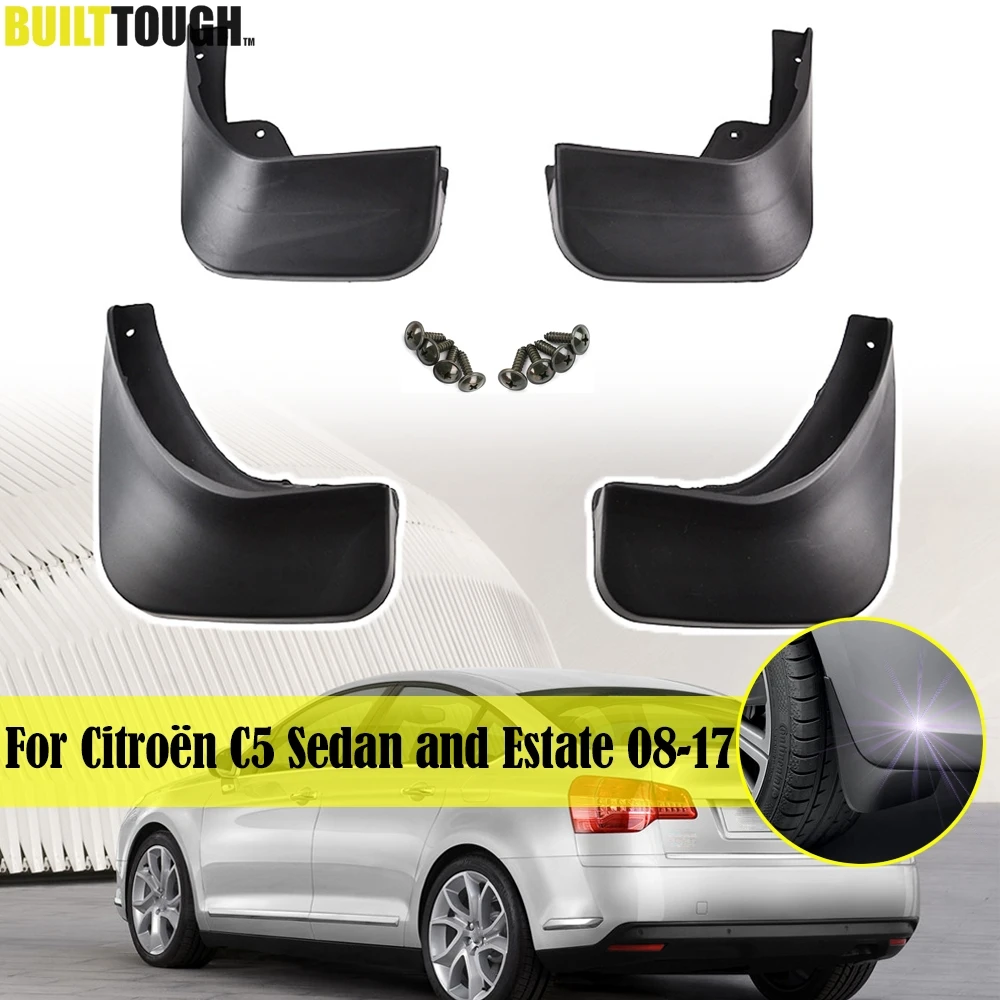 Juego de guardabarros Citroën C5 2008-2017 antisalpicaduras