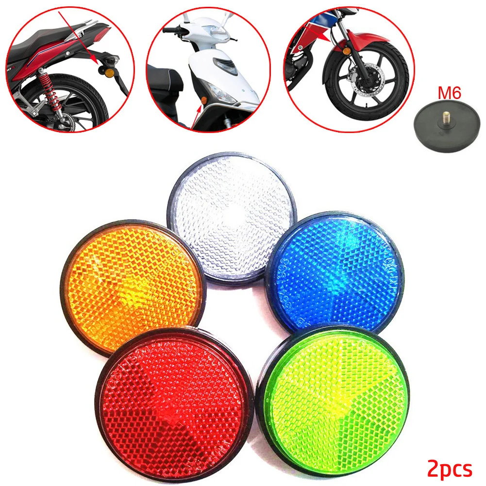 Reflector circular con fijación de tornillo para coche, moto y camión - imagen 2