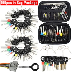 Kit extractor de terminales para conectores eléctricos de coche