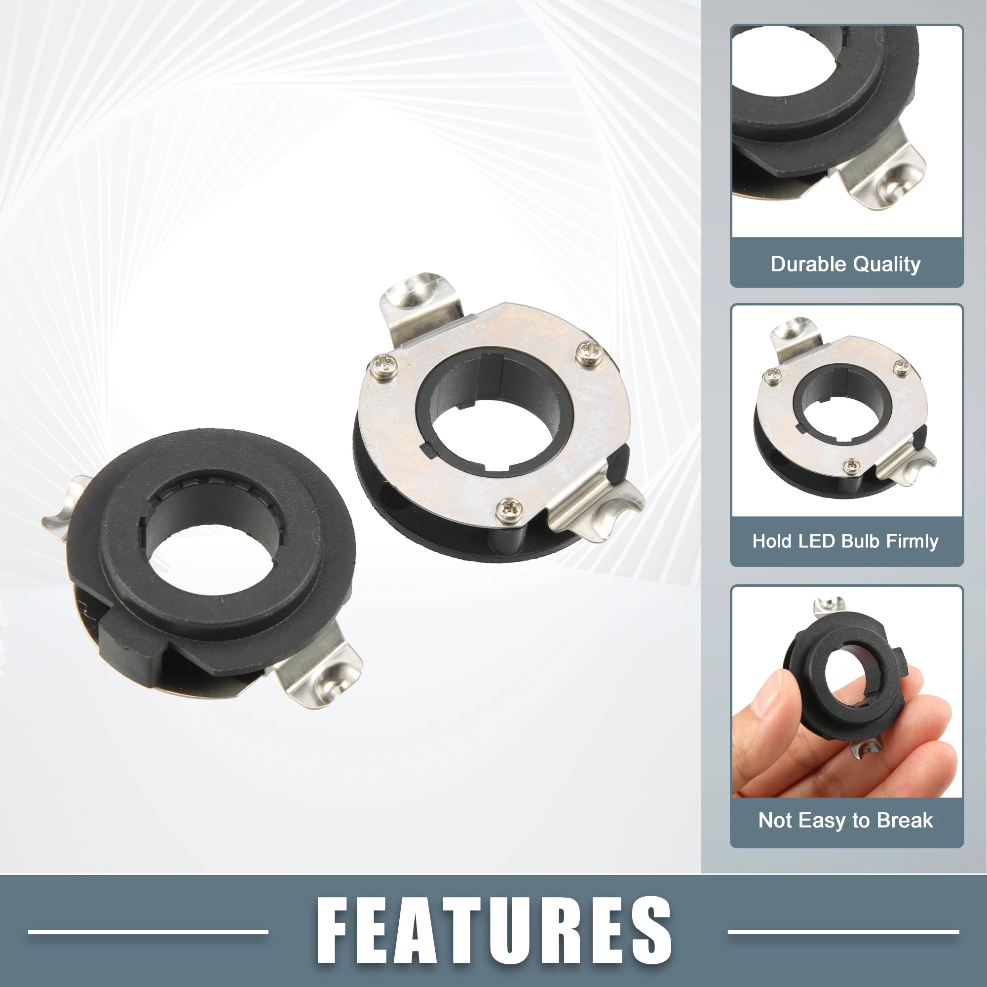 Adaptador Bombilla LED H7 X Autohaux – Para VW Tiguan, Mercedes Benz - imagen 3