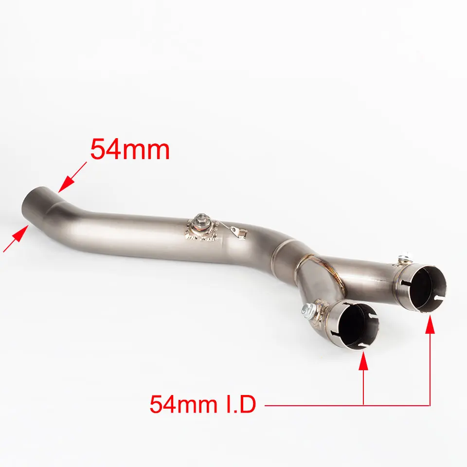 Silenciador de motocicleta, sistema de escape, tubo de enlace para Yamaha YZF R1/R1S/R1M 2015 - 2025 yfz R1, silenciador de escape R1, tubo de enlace R1 - imagen 5