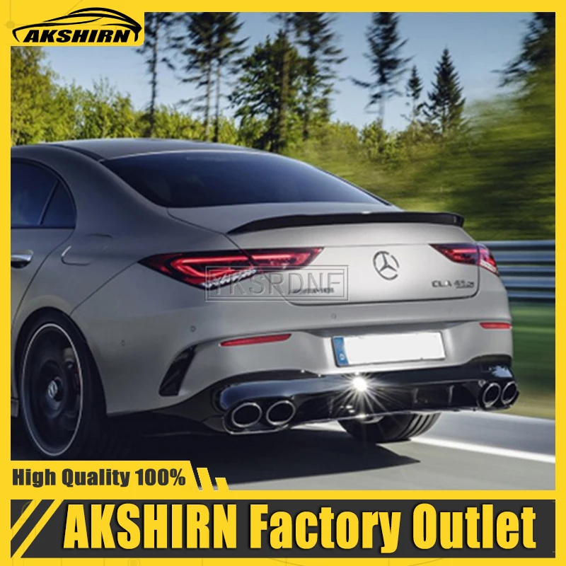 Alerón trasero C118 ABS negro brillante para Mercedes CLA W118
