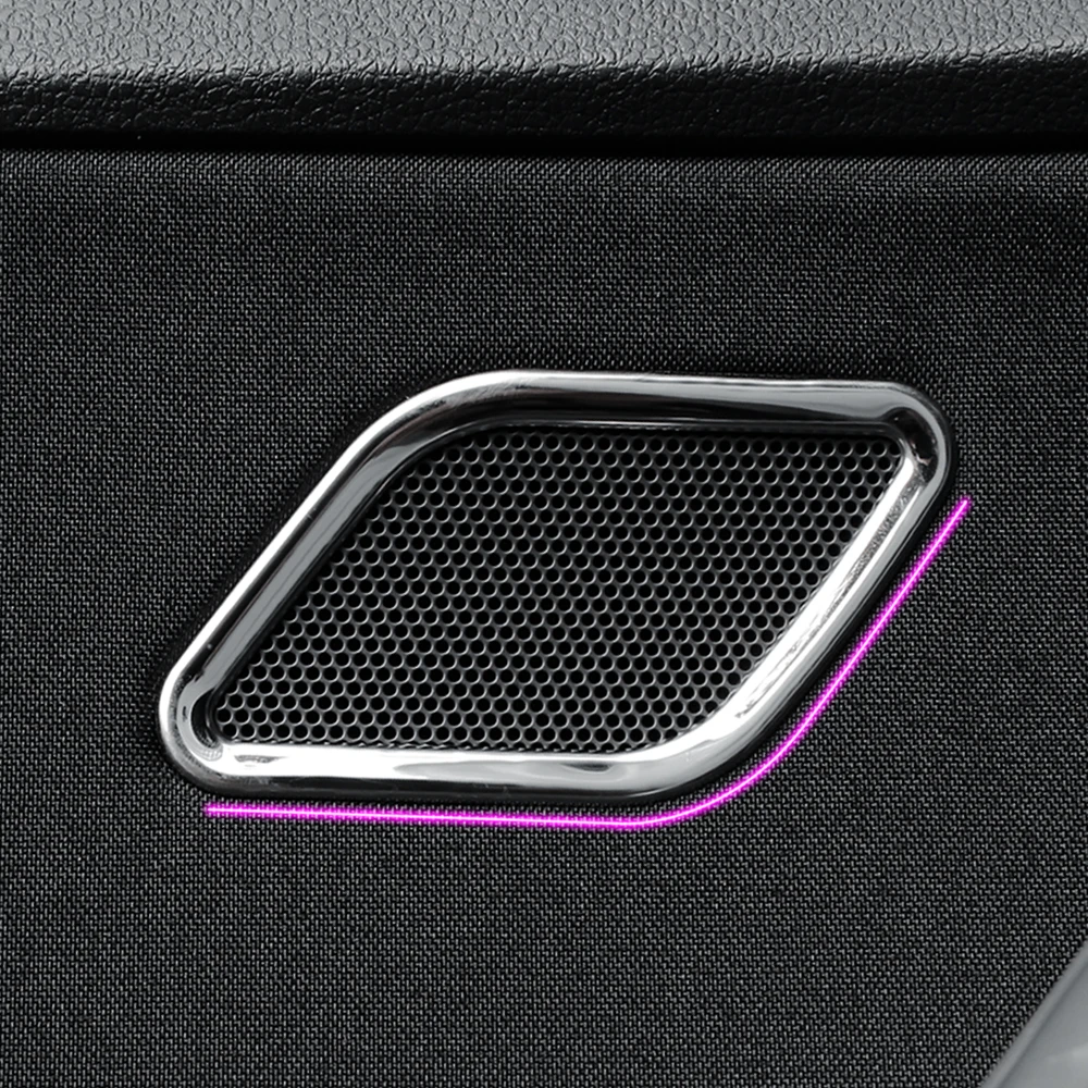 Embellecedor de altavoz trasero de acero inoxidable para VW Golf MK7 - imagen 3
