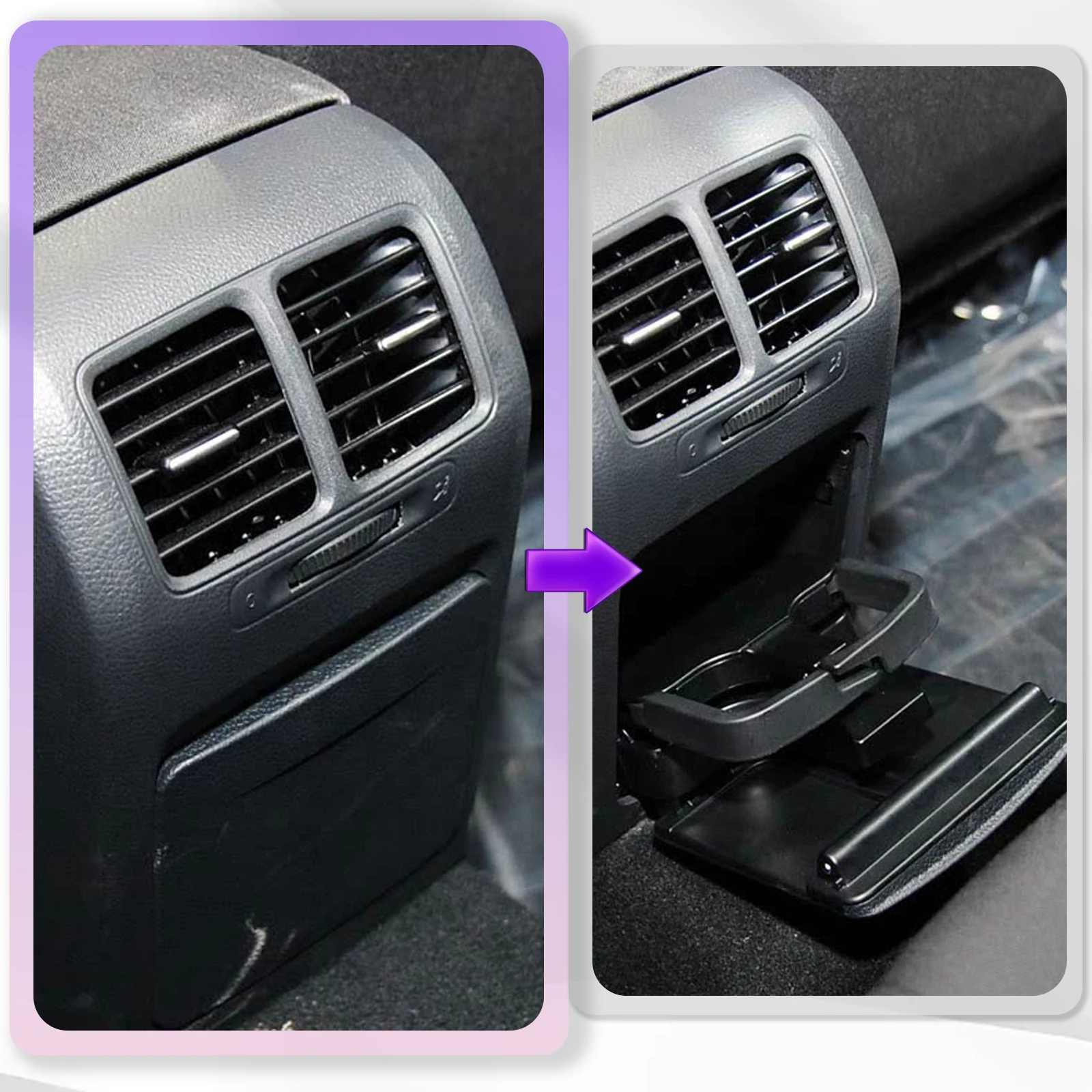 Reposabrazos de consola Central, portavasos trasero para VW Jetta MK5 GOLF GTI MK5 6 RABBIT EOS 2006-11 1K 0862532   1K 0862532 C 1K 0862532 F F F - imagen 4