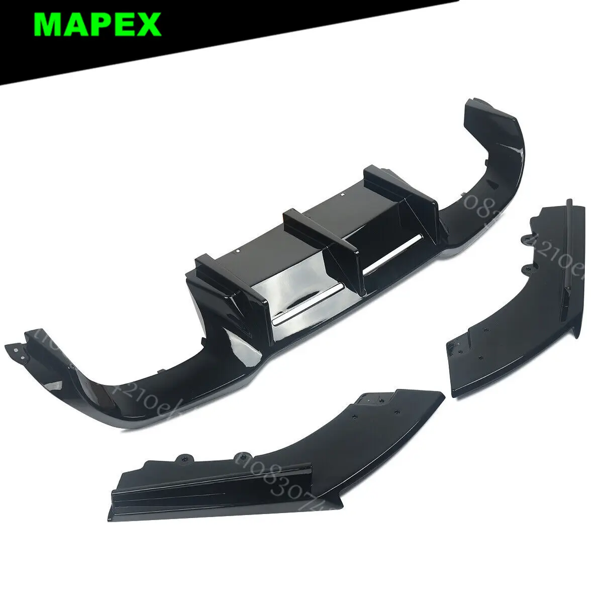 Vista lateral del difusor trasero para BMW F87 M2
