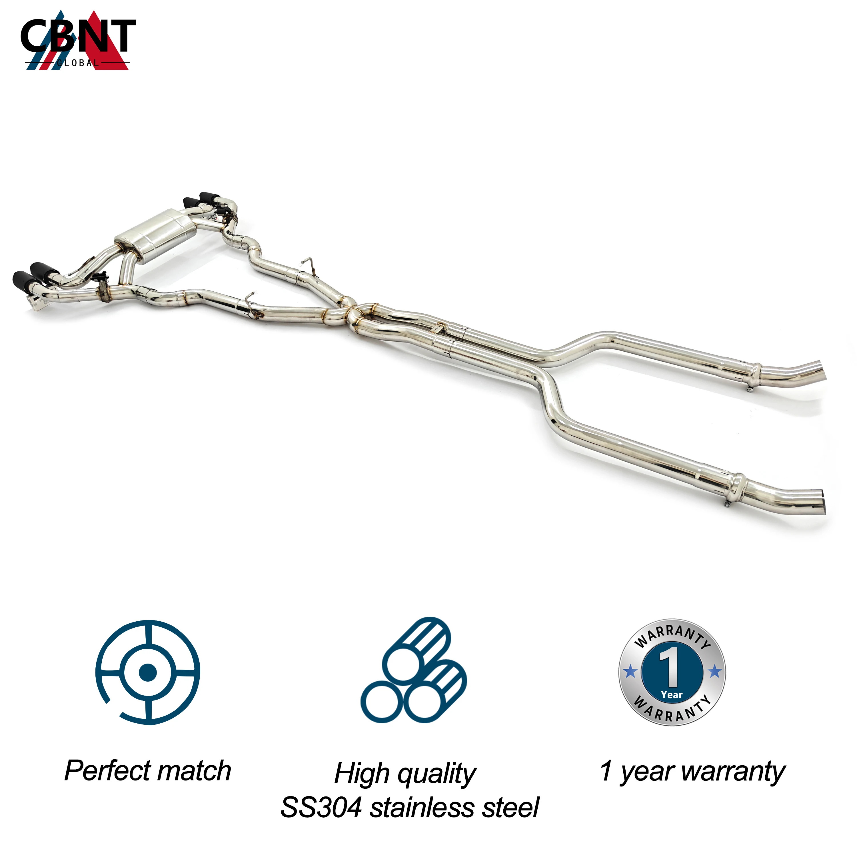 Escape catback CBNT Valvetronic para BMW M850i 4.4 V8 - imagen 2