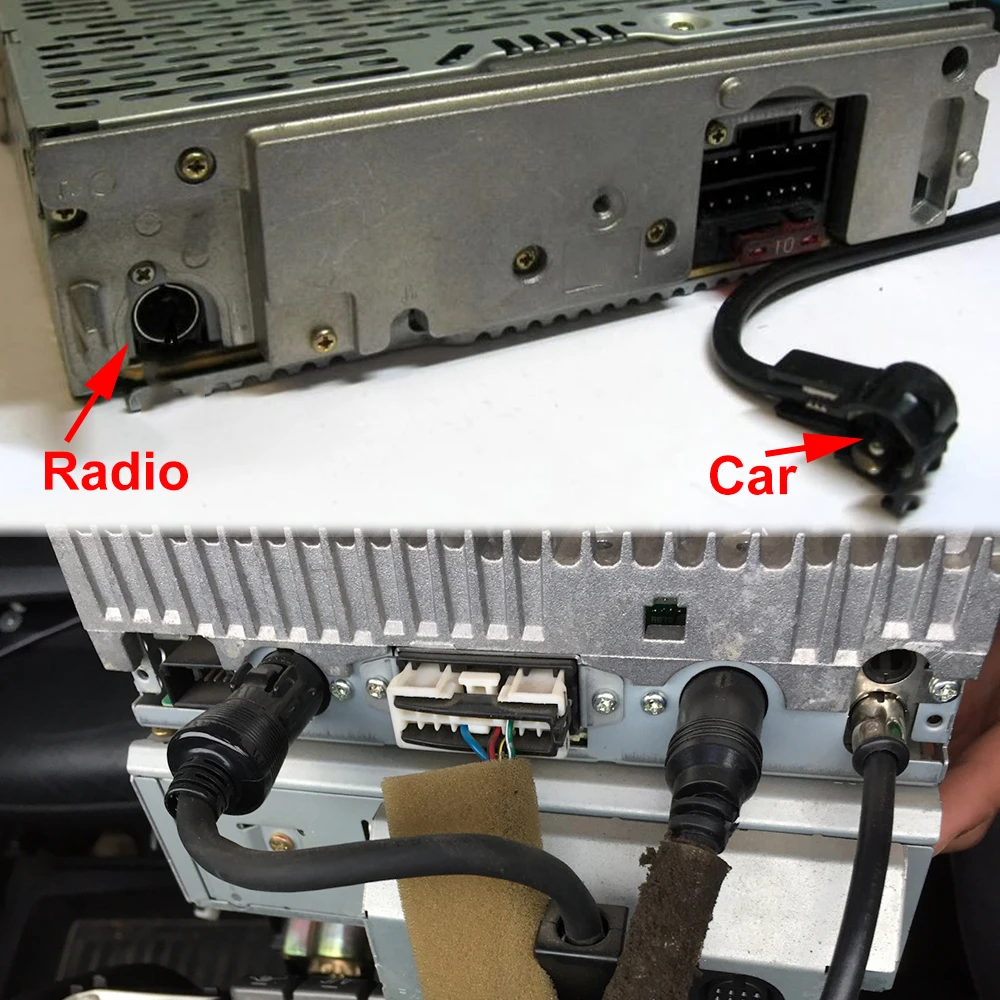 Adaptador antena de radio ISO a DIN para Peugeot 206 y 205 - imagen 4