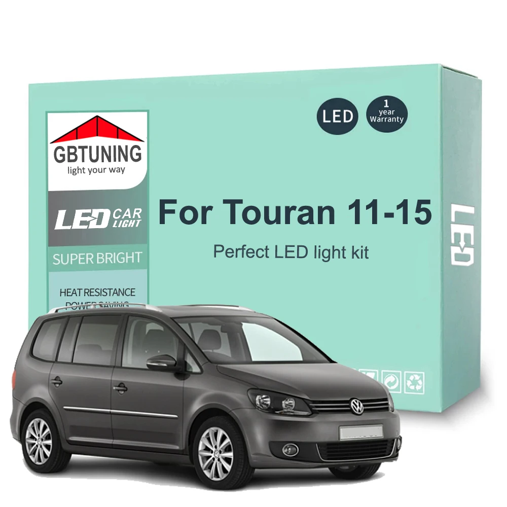 Kit bombillas LED interior Canbus para VW Touran 1T 2011-2015