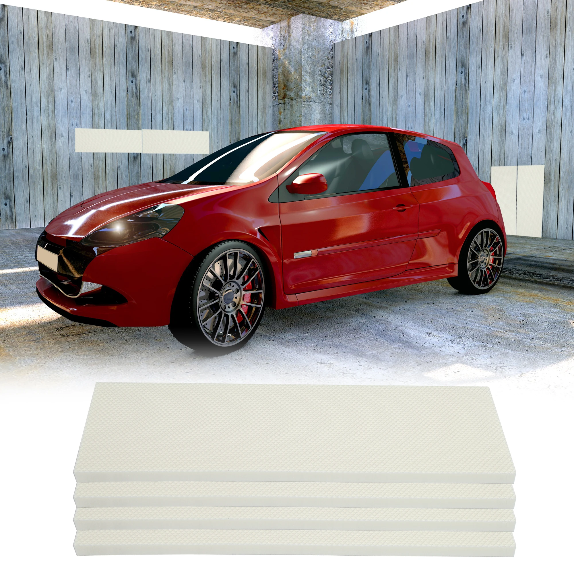 AUTOHAUX protector de pared anticolisión para garaje impermeable - imagen 2