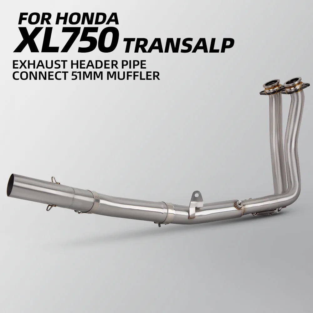 Colector de escape Honda XL750 Transalp 750 acero inoxidable enlace
