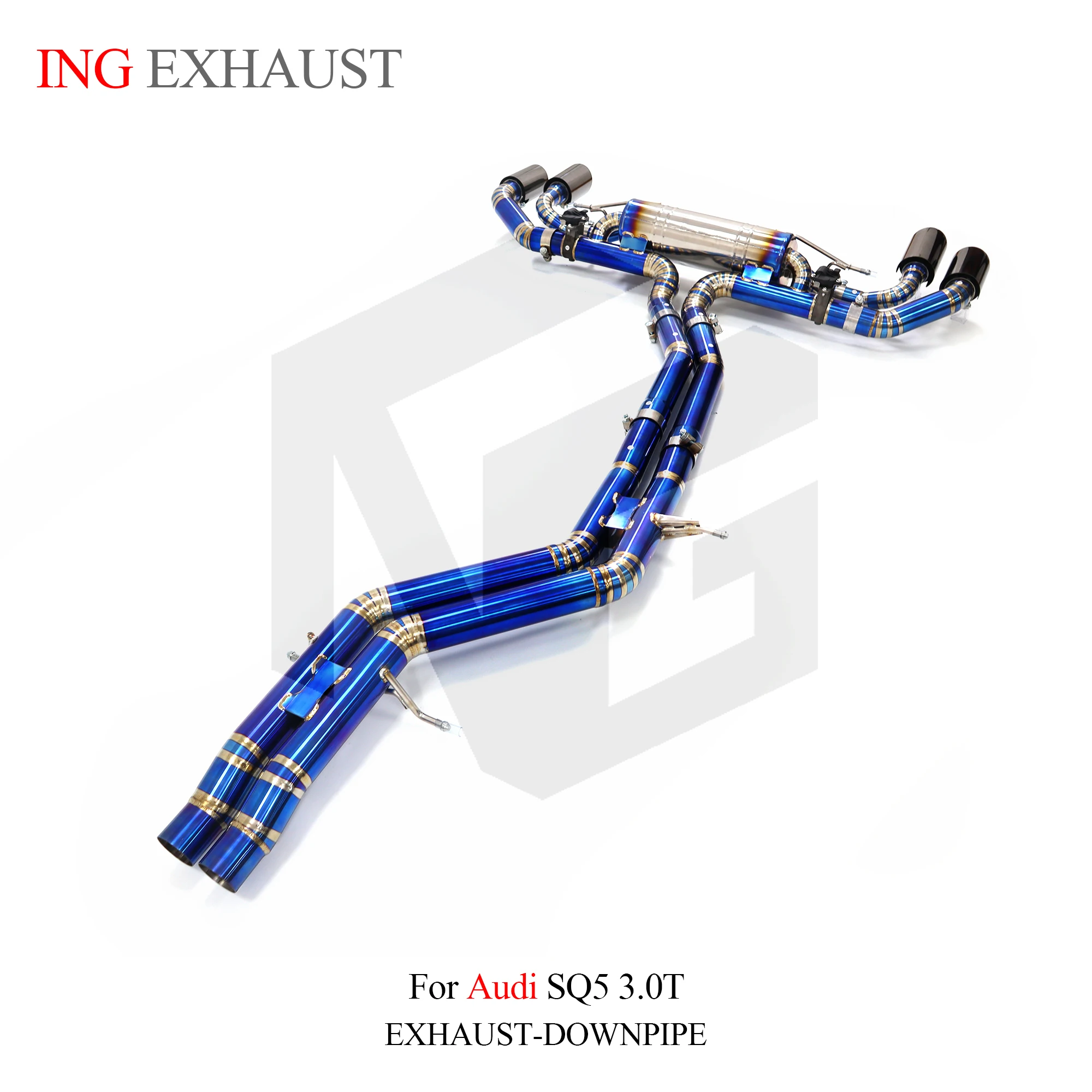 Escape CATBACK titanio ING para Audi SQ5 Q5 3.0 T B8 - imagen 5