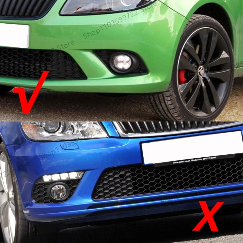 Marco para rejilla antiniebla inferior Skoda Fabia RS 2011-2014 - imagen 2