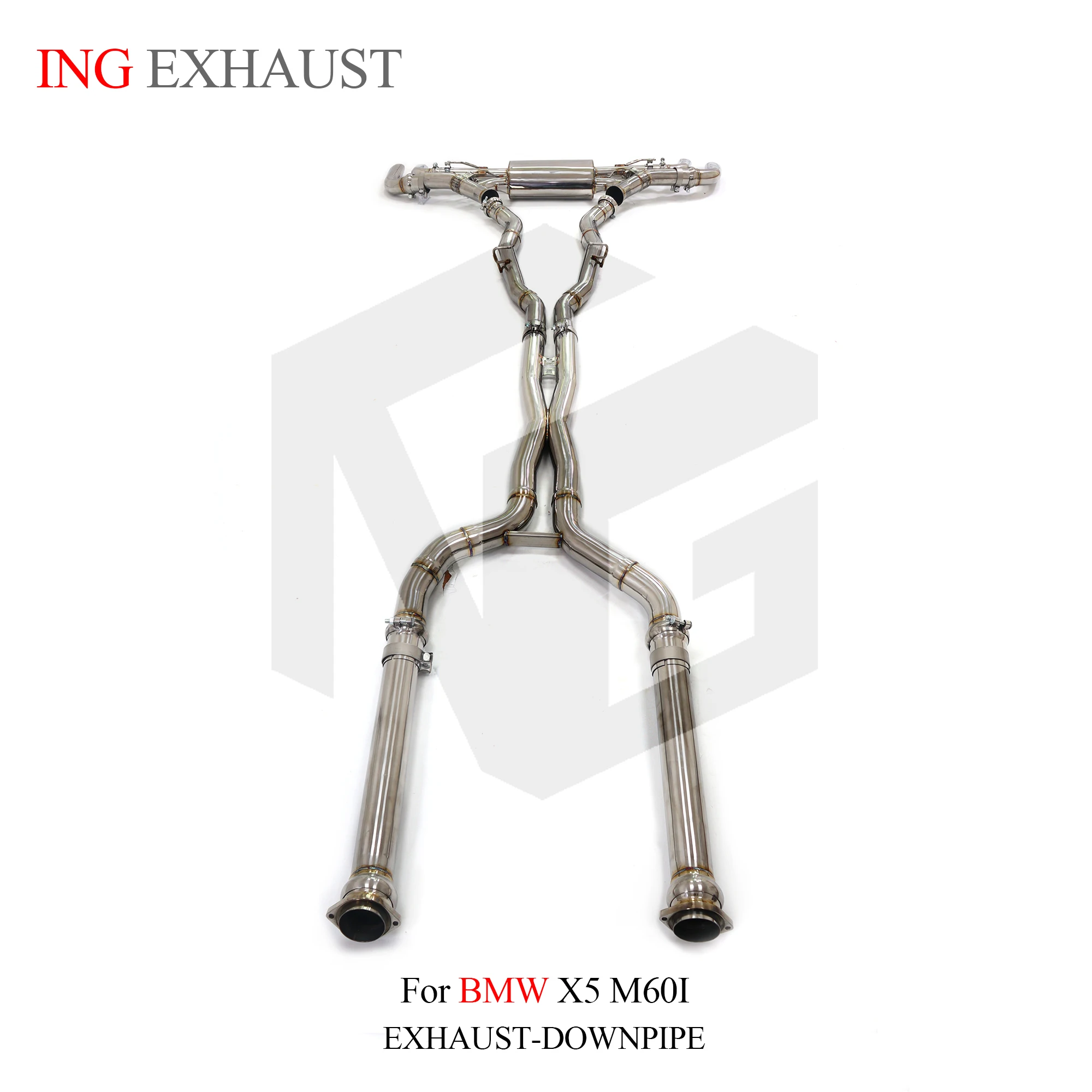 ING-válvula eléctrica de escape SS304, Catback para BMW x5 G06 M60i 4,4 T S68, sistema de accesorios de tubo silenciador deportivo con Control remoto - imagen 3