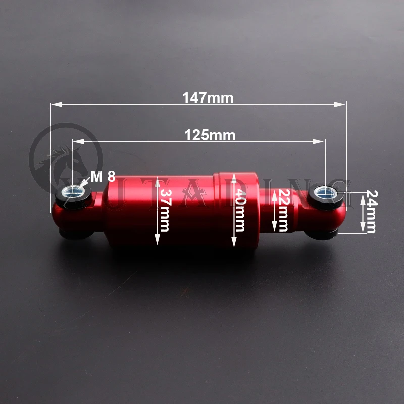 Amortiguador de aluminio para patinete eléctrico y bicicleta - imagen 4