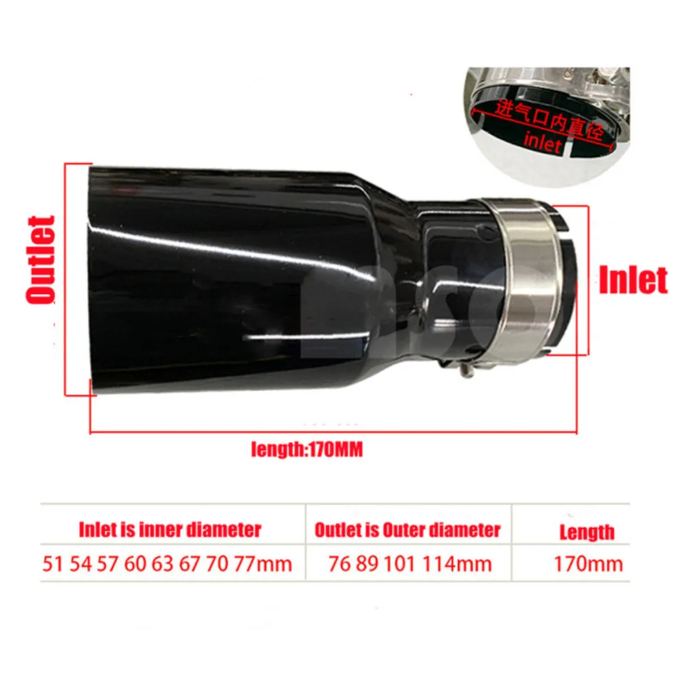 Silenciador de escape inoxidable universal para BMW E90 - imagen 2