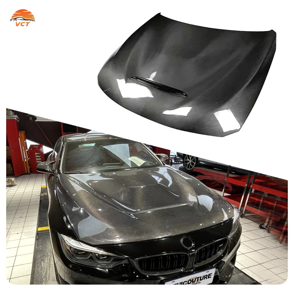 Capó ventilado fibra de carbono GTS BMW M3 F80 M4 F82 - imagen 3