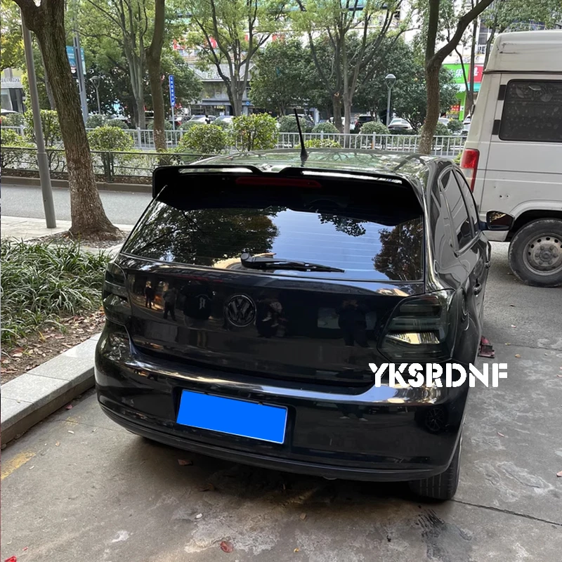 Alerón de techo estilo Oettinger para Volkswagen Polo MK5 6R 6C 2011-2018, alerón trasero de ABS de alta calidad, caja trasera de techo decorada - imagen 3
