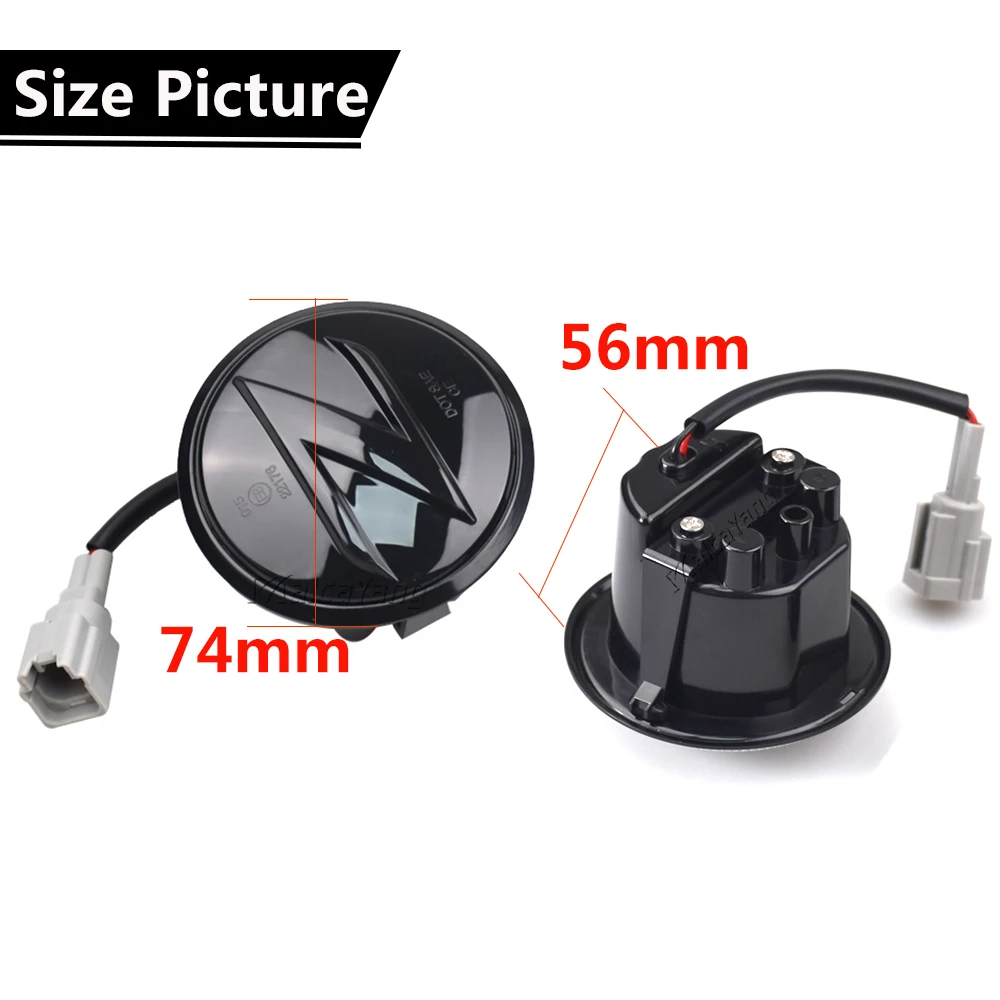 Luz de posición LED secuencial con logo Z para Nissan 350Z 370Z Z33/34 - imagen 3