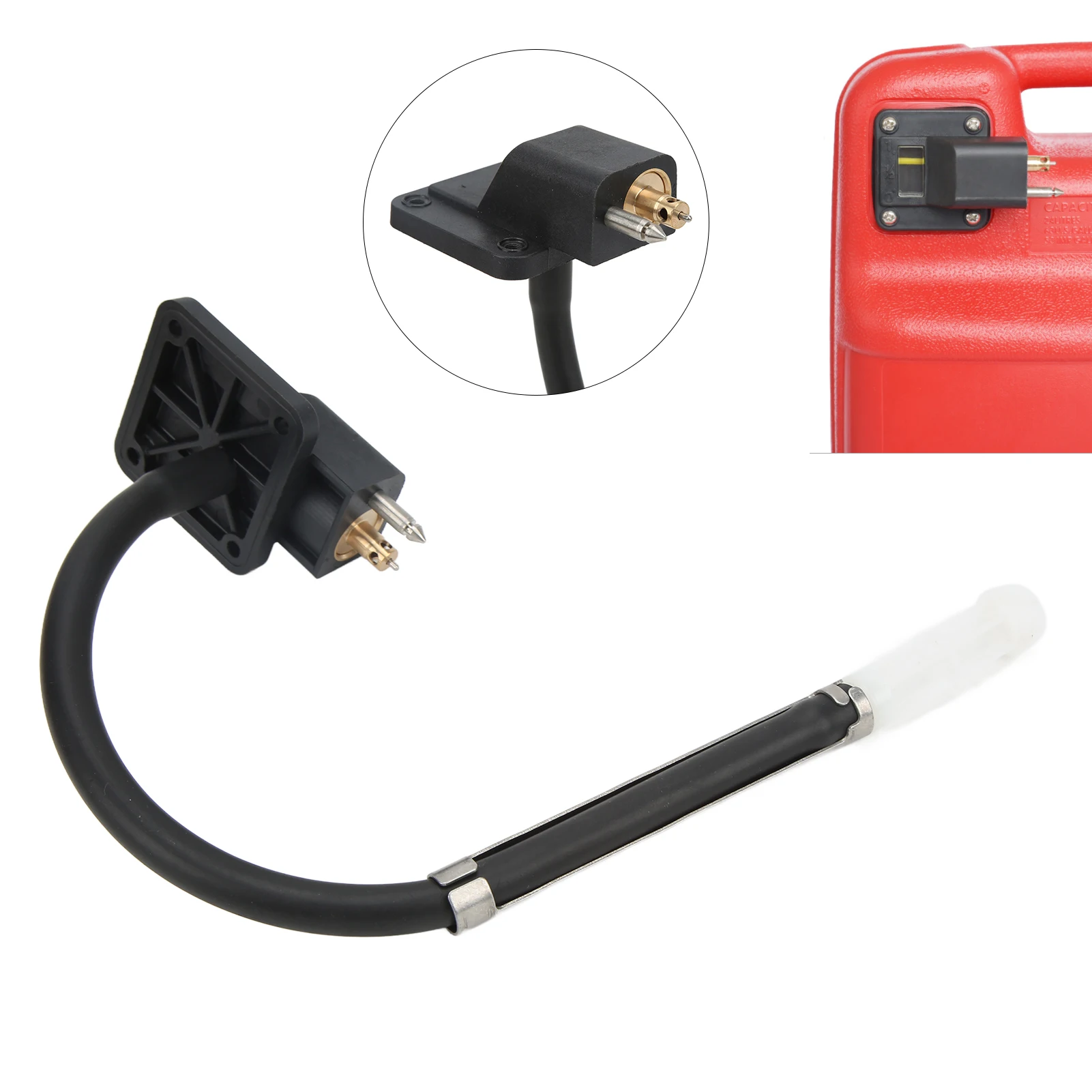 Conector de combustible marino para motor fueraborda portátil