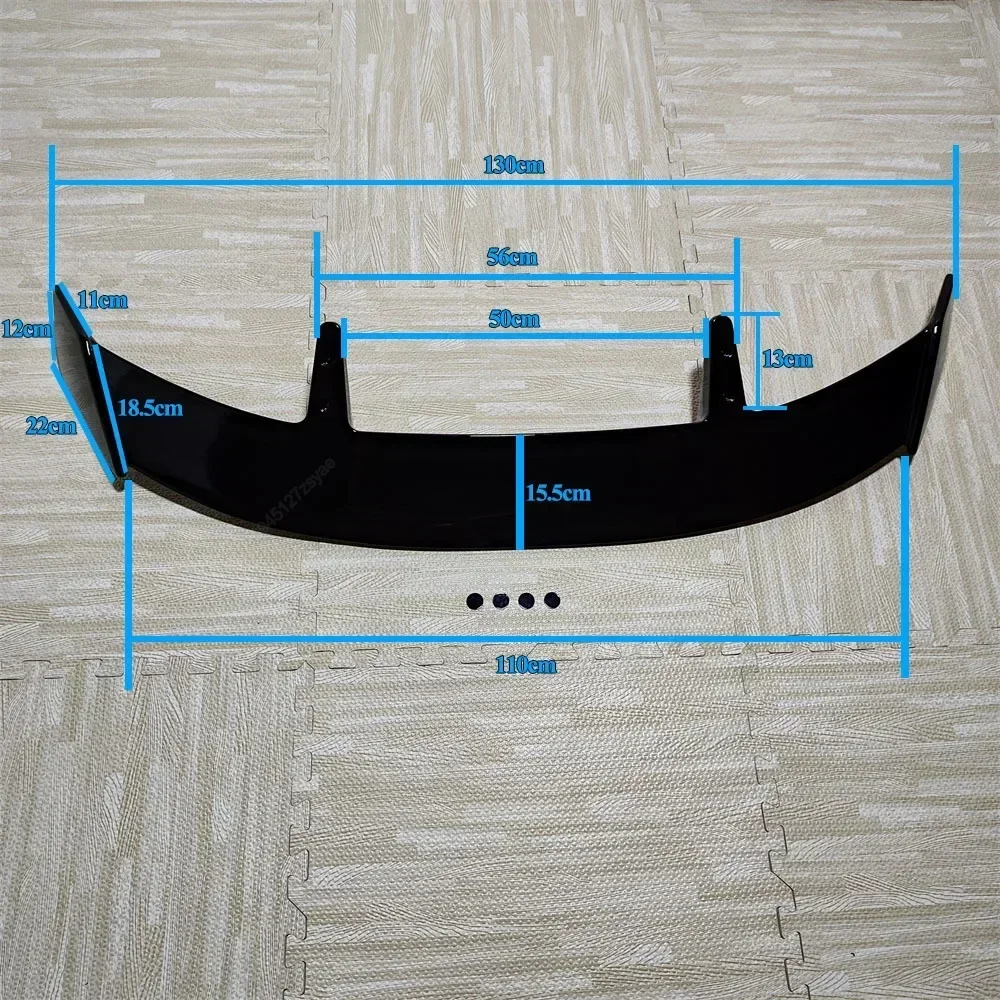 Alerón trasero de techo ABS negro brillo – VW Scirocco 2008-2017 - imagen 3