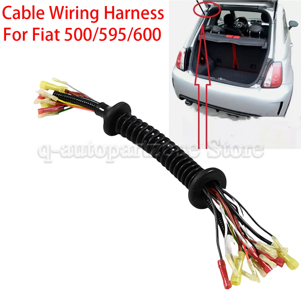 Arnés de cableado del portón trasero para Fiat 500 (2007-2015)