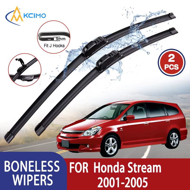 Kcimo escobillas limpiaparabrisas planas para Honda Stream 2001-2005
