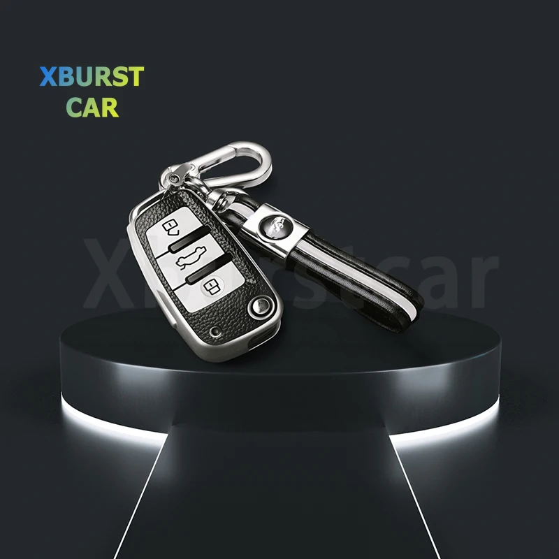 Funda TPU efecto cuero para llave Audi – A4 B7, A6 C6 y A3 8P