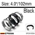 4inch 102mm Black