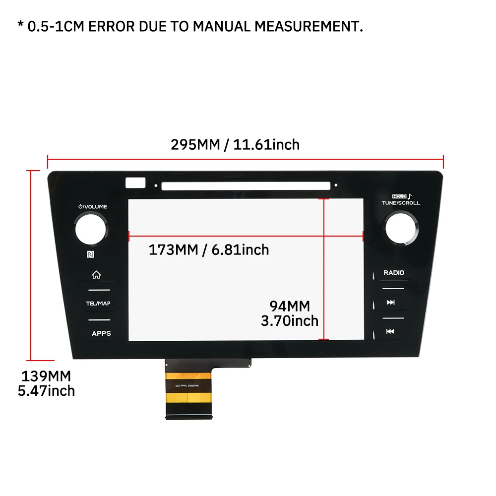 86471AL65A Subaru pantalla táctil radio Outback 2018-2019 - imagen 2