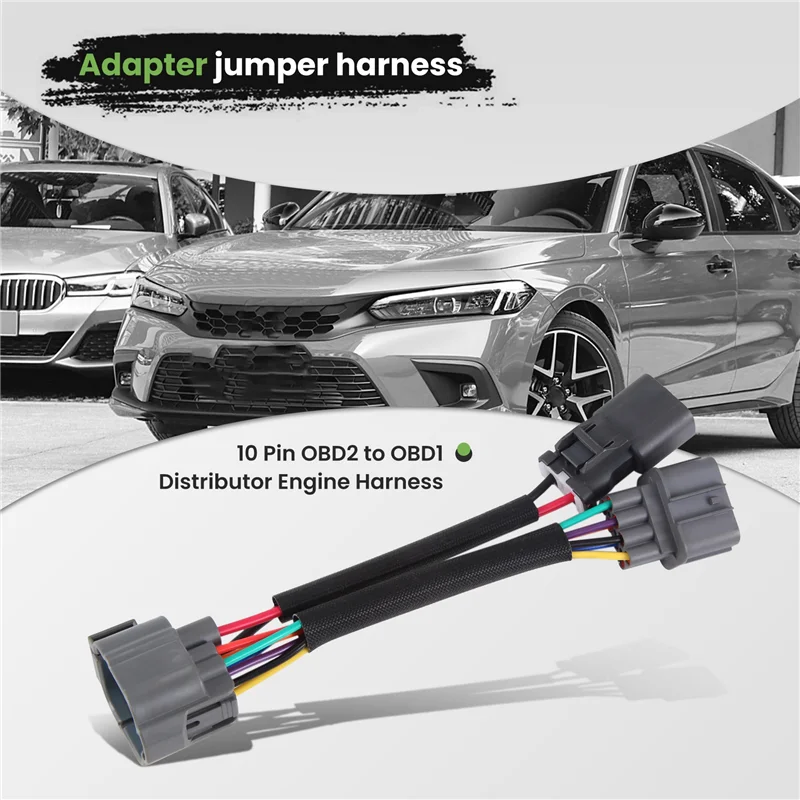 Adaptador OBD1 a OBD2 AEF3 – Honda Civic / Acura 10 pines - imagen 3