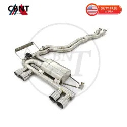 Escape CBNT catback valvulado BMW M3 E46 3.2 acero inoxidable