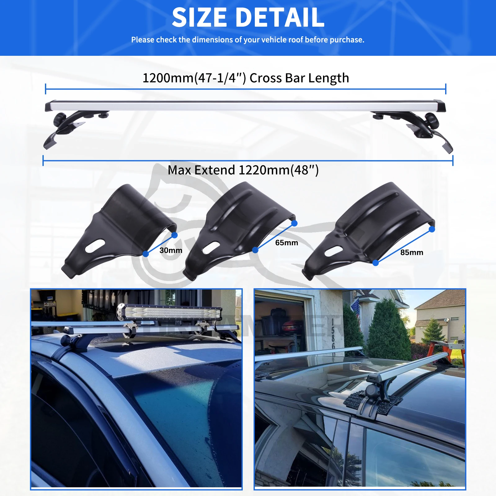 Barra transversal portaequipajes Nissan Frontier XE cabina extendida - imagen 4