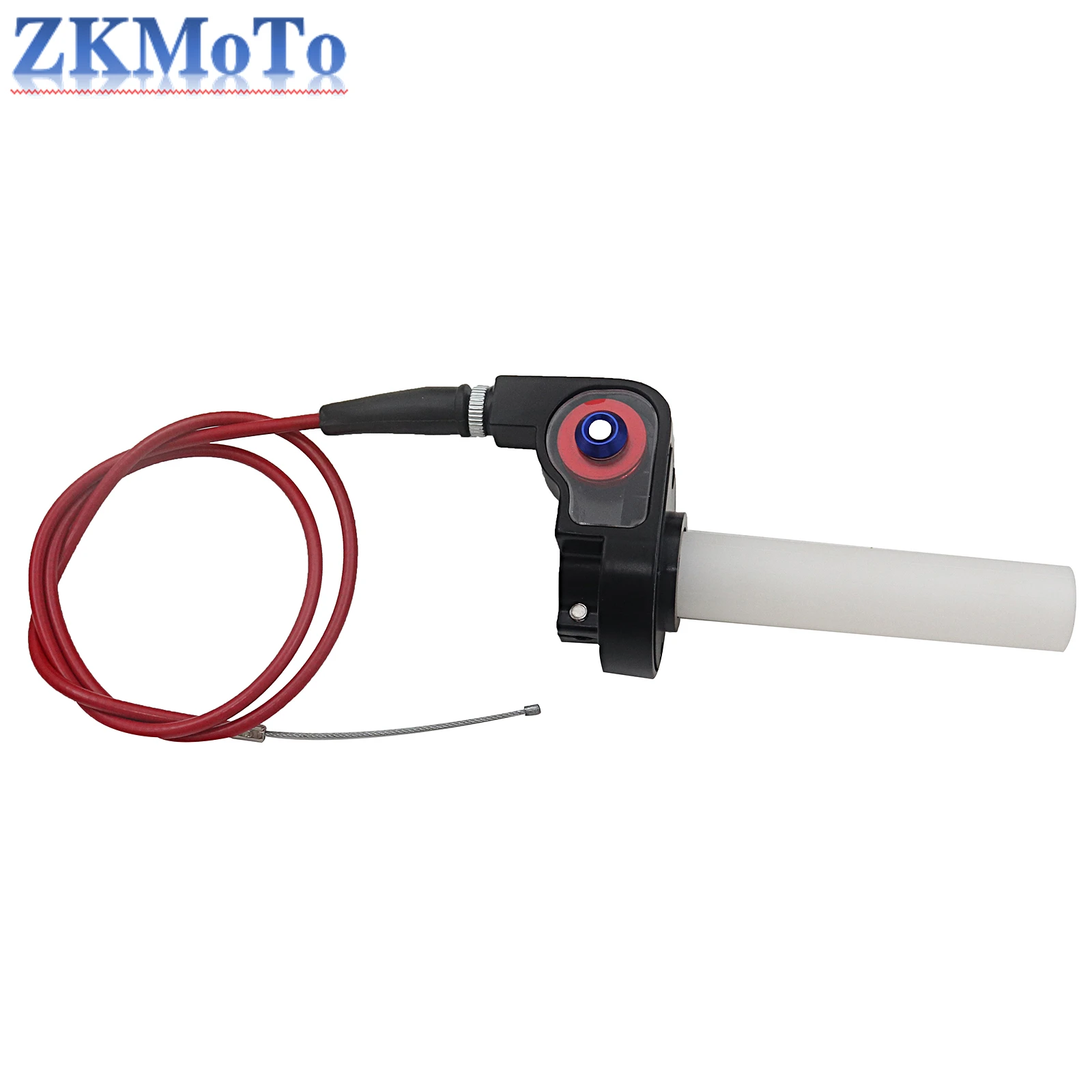 Mango acelerador moto universal 1/4 giro cable 1200mm – KTM Yamaha Honda - imagen 2