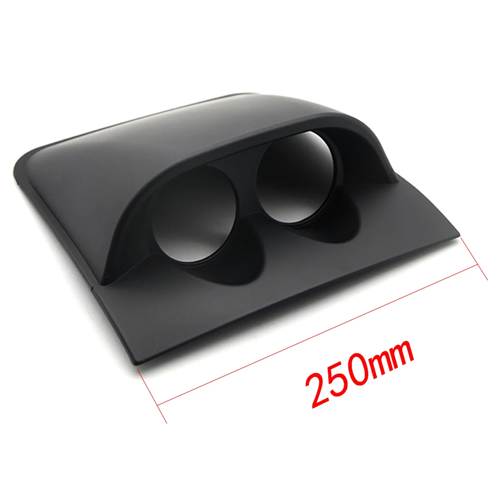 Soporte montaje salpicadero 52mm doble triple calibre universal negro - imagen 2