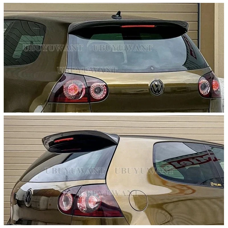 Alerón trasero de techo en carbono para VW Golf V R32 GTI 2006-2009