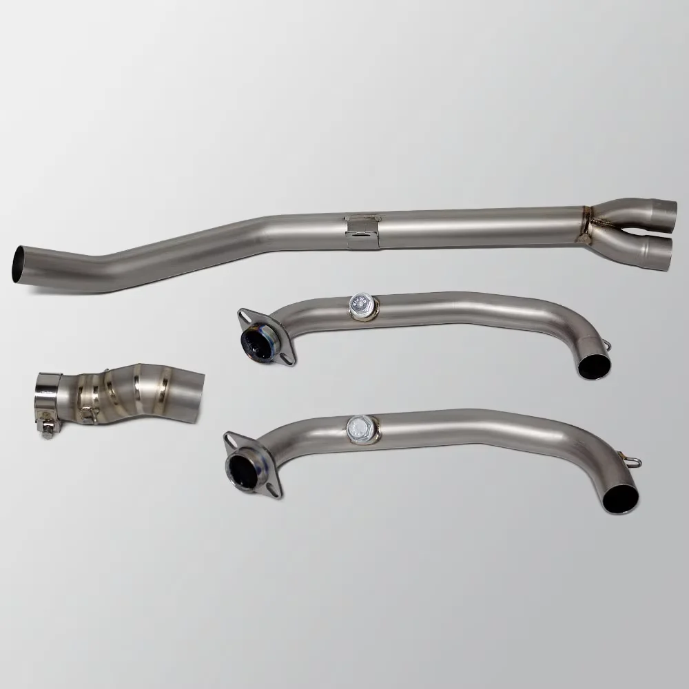 CFMOTO OEM tubo delantero de escape 450MT ADV titanio - imagen 3
