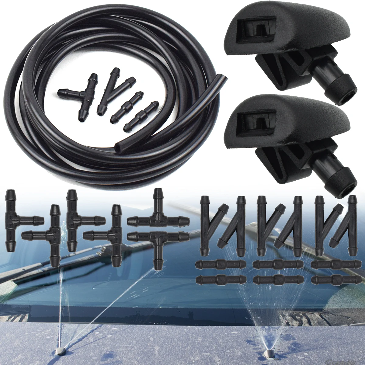 6438J2 Boquilla limpiaparabrisas – Peugeot 206/407 Citroen C2/C5