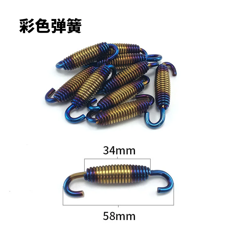 Ganchos de escape universales para motocicleta acero inoxidable - imagen 3
