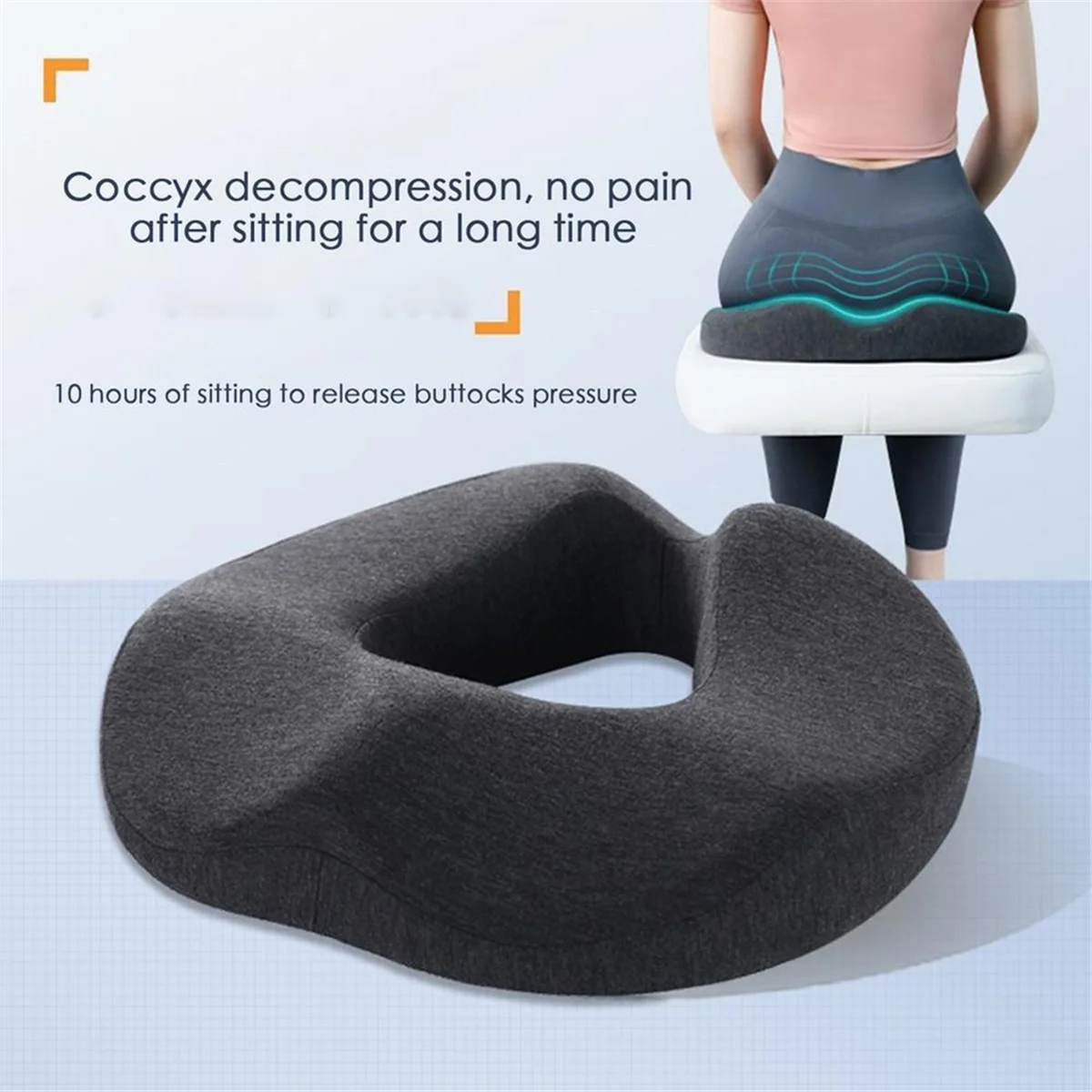 Cojín asiento coche transpirable – confort para conducir largas distancias - imagen 5