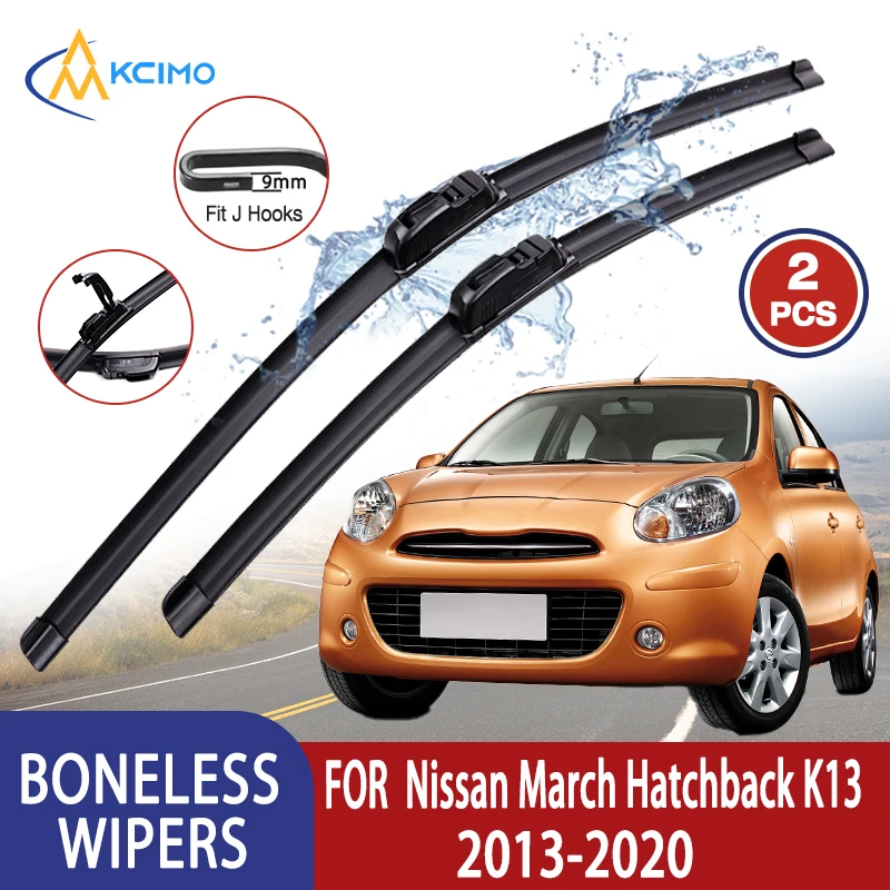 Kcimo Escobillas limpiaparabrisas para Nissan March K13