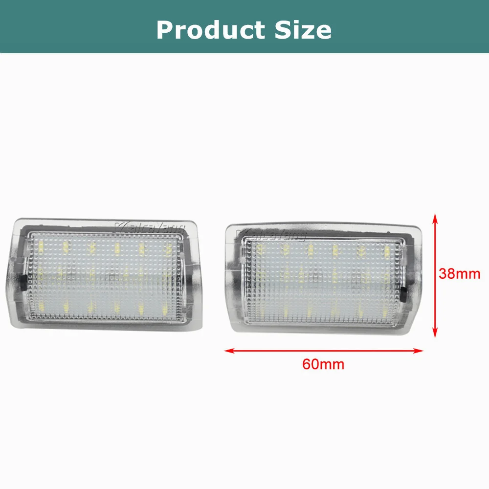 Luz de cortesía LED Canbus para Mercedes W204, W212 y W166 - imagen 4