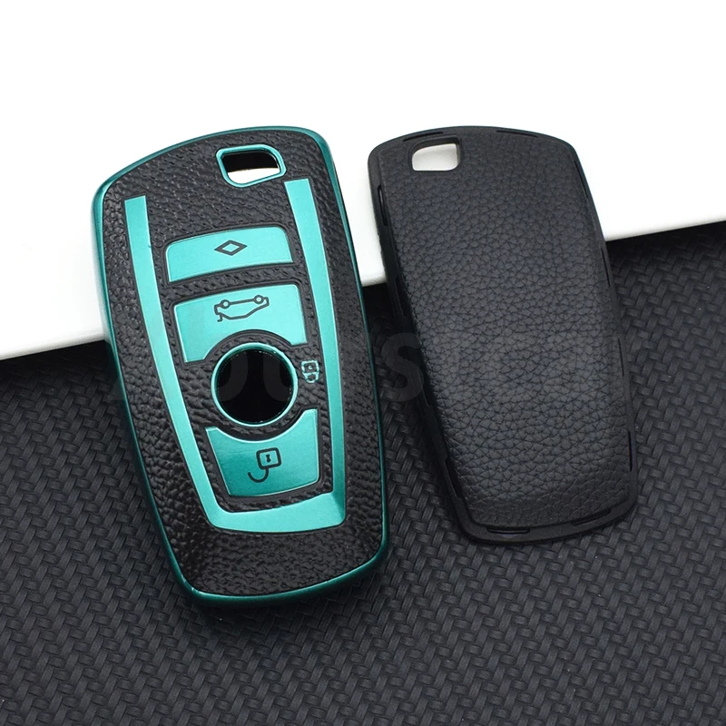 Funda TPU efecto cuero para llave BMW Serie 1, 3, 5 y 7 - imagen 4
