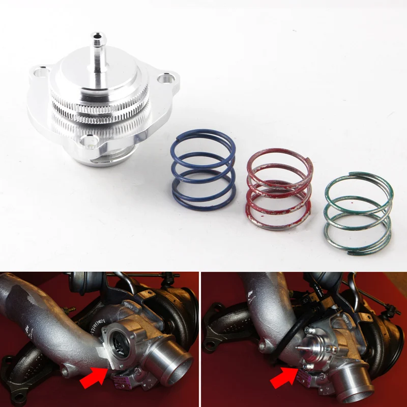 Detalle de la válvula de recirculación para turbo